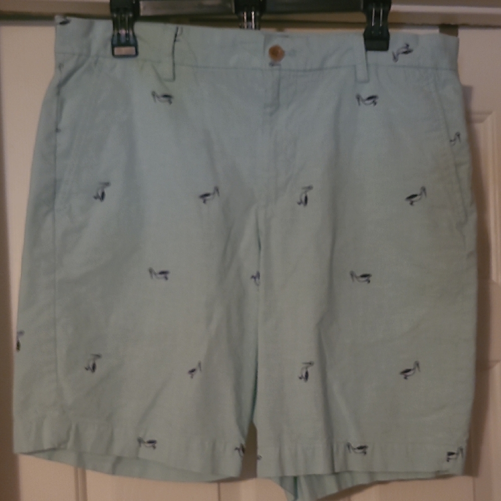 Chaps Light Blue Embroidered Men's Shorts